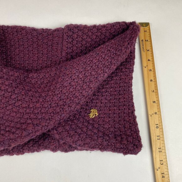 Tory Burch Wool Blend Chunky Knit Infinity Scarf - Picture 7 of 11